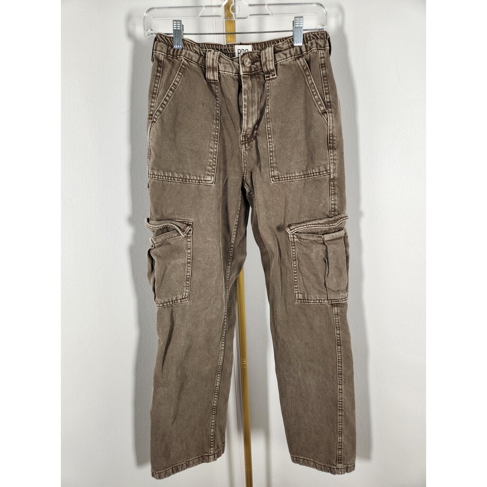BDG Brown Denim Skate‎ Cargo Patch Pocket Jeans Pants Size 28W 32L